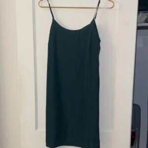 Cotélac Chic Dark Green Mini Dress